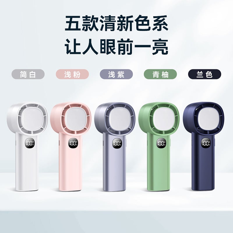 New High-Speed Handheld Fan Usb Mini Portable Charging Outdoor Turbine Desktop Small Electric Fan - Image 5